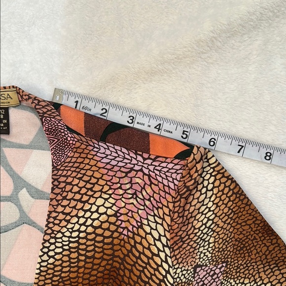 Issa London 100% Silk Business Multicolor Long Sleeve Dress - Picture 8 of 16